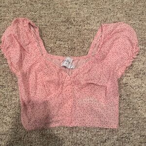 Princess Polly Pink Crop Top